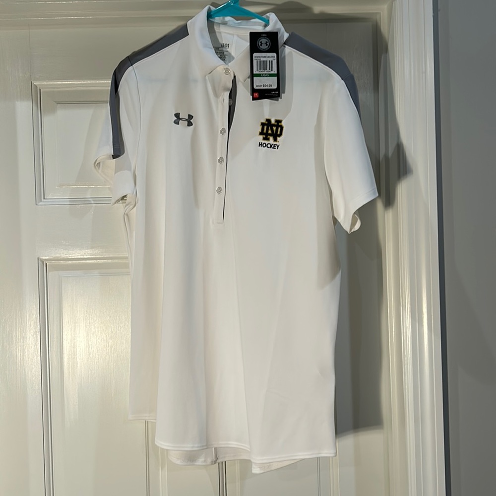 Under Armour White Women’s Hockey Polo shirt